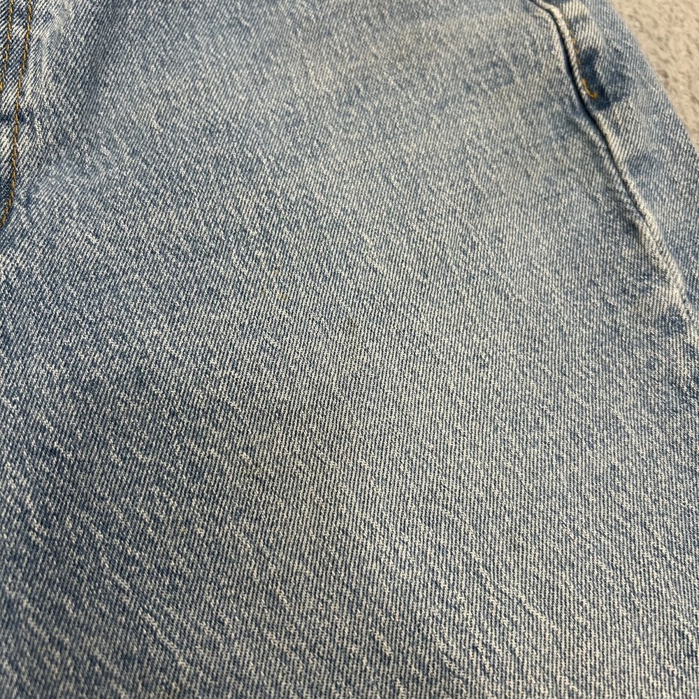 Levis Jeans Mens 34x30 Blue Denim 514 Slim Straight Light Wash Stretch American - Picture 5 of 15